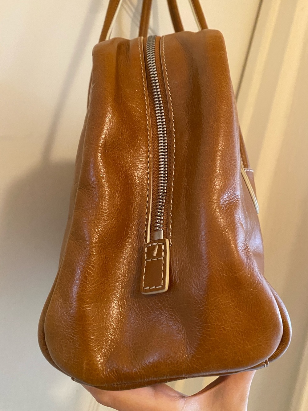 Like New Marge Sherwood brown Soft Boston bag - Picture 7 of 12